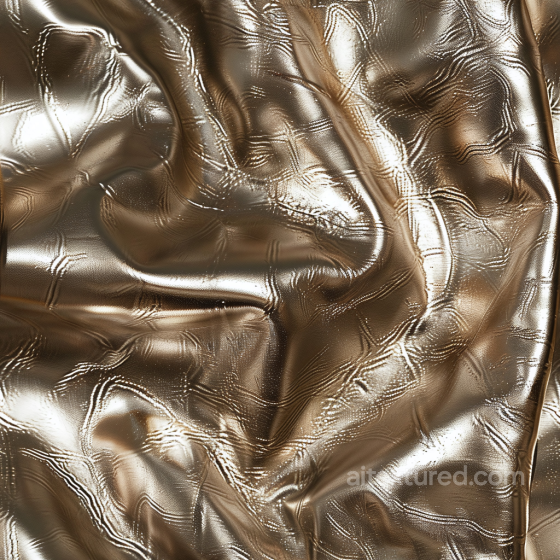 Metallic Glossy Leather PBR Texture with Fine Wrinkles and Shine Leather texture preview