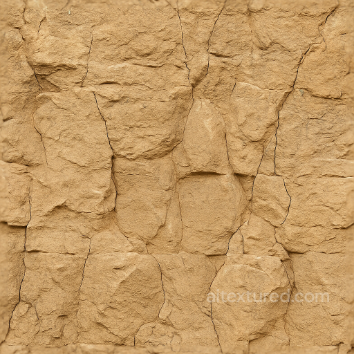 Seamless 3D Texture PBR 8K Weathered Sandstone Stone Surface For Natural Outdoor Scenes texture preview