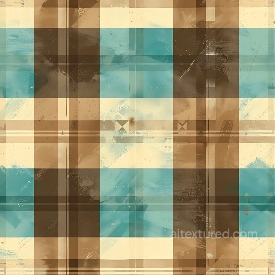 Plaid Texture with Blue, Brown, and Beige Layers Plaid texture preview