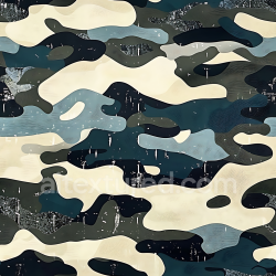 seamless Seamless 3D Coastal Camouflage PBR Texture with Organic Patches and Worn Paint texture 8k free download PBR