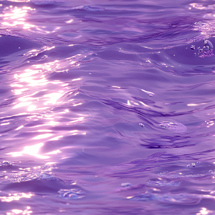 Stylized Purple Rippling Water Surface seamless PBR texture preview