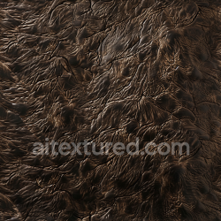 seamless Seamless 3D Dark Brown Distressed Leather PBR Texture with Deep Wrinkles and Cracks texture 8k free download PBR