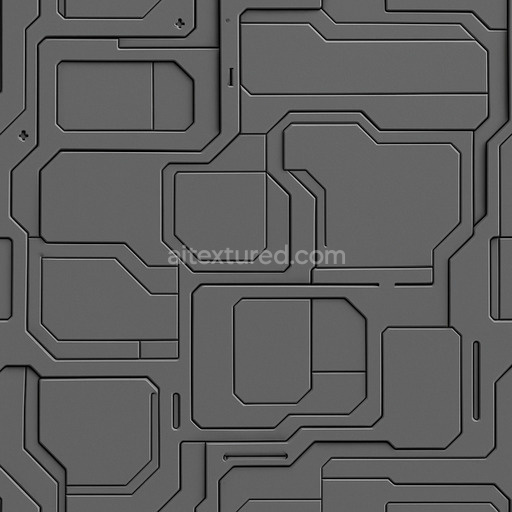 Matte Futuristic Panel Texture Seamless 1024X1024