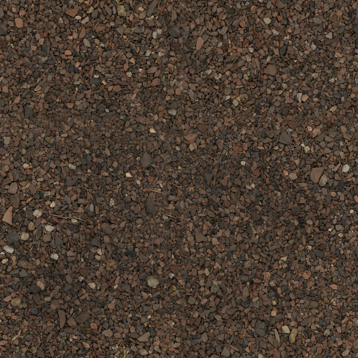 Pebbles Railroad Pathway - Rough Pebbles Railroad Gravel Stones Rough A… seamless PBR texture preview