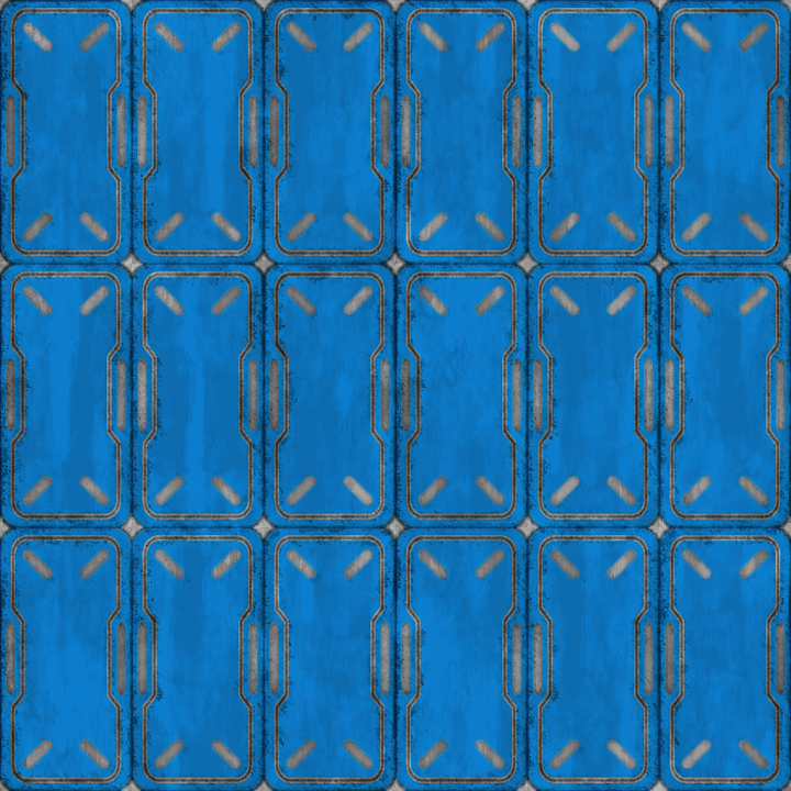Corrugated Geometric Metal Metallic Panel Pattern Sci seamless PBR texture preview