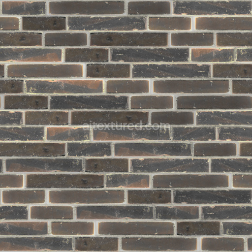 Bricks Seamless Pbr Tileable Texture Dark Weathered Rough Urban Architectural
