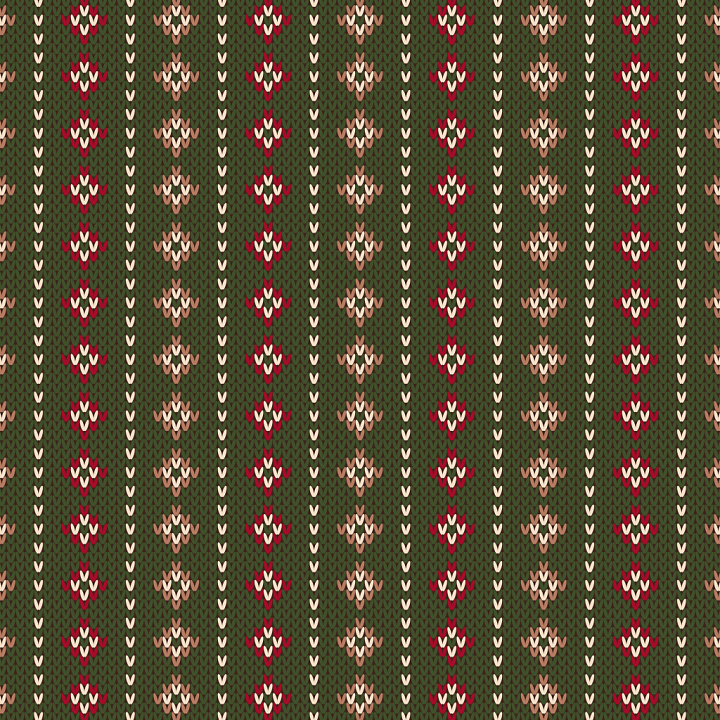 All Christmas Digital paper of Knitted Fabric with Red, Beige, and Gree… seamless PBR texture preview