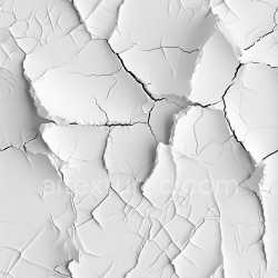 seamless Seamless 3D cracked plaster PBR texture with detailed splits and broken edges in white texture 8k free download PBR