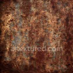 seamless Seamless 3D rusty metal PBR texture with corroded holes and uneven surface texture 8k free download PBR