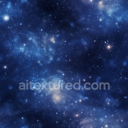 seamless Seamless 3D Space PBR Texture Featuring Deep Blue Starfield with Nebula Haze texture 8k free download PBR