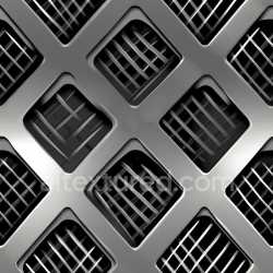 seamless Seamless 3D Brushed Steel Metal Grate PBR Texture with Grid Pattern texture 8k free download PBR