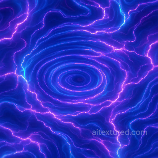 Abstract - Ripple Effect Fluid Dynamics Liquid Flow Plasma Electric Arcs Neon Glow texture preview