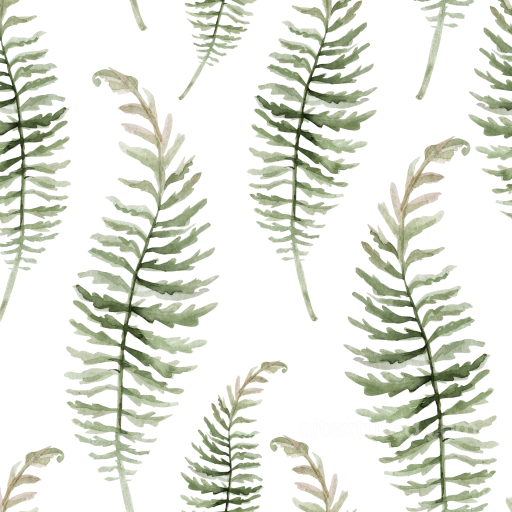 Featuring Delicate Watercolor Green Fern Leaves seamless watercolor greenery  PBR texture