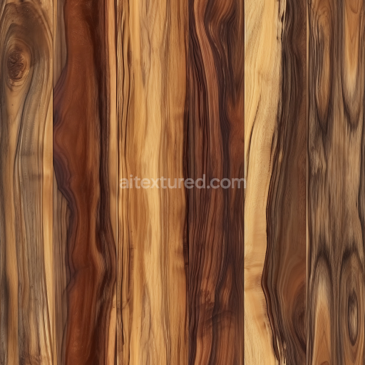 Preview — Seamless 3D Rustic Natural Wood Planks PBR Texture with Varied Grain