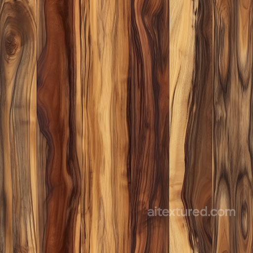 Rustic Natural Wood Planks PBR Texture with Varied Grain seamless Wood PBR texture