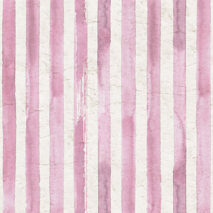 Watercolor Stripes of Soft Pink Watercolor Vertical Stripes on Paper seamless PBR texture preview