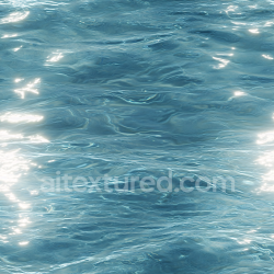 seamless Seamless 3D PBR Texture of Realistic Clear Ocean Water Surface with Gentle Waves and Sunlight Reflections texture 8k free download PBR
