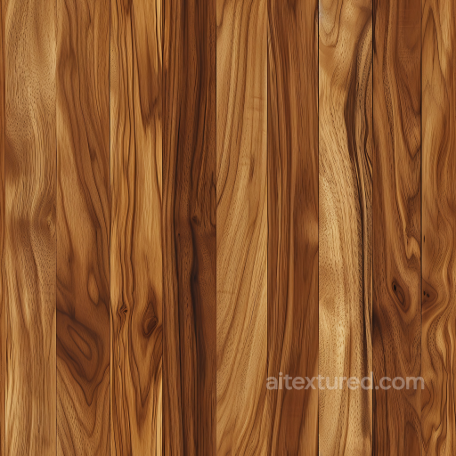 Exotic Acacia Wood Floor Seamless Texture with Natural Grain and Warm Tones seamless Wood PBR texture