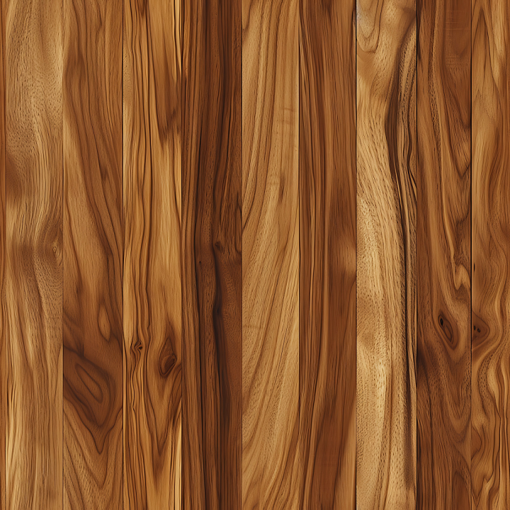 Exotic Acacia Wood Floor with Natural Grain and Warm Tones seamless PBR texture preview
