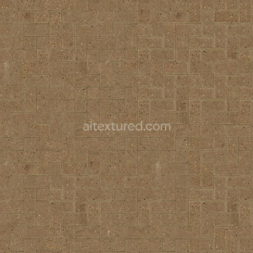 Paving Stone Texture Seamless Tileable Brown Pattern Ground