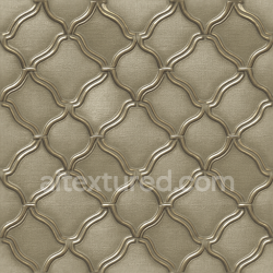 seamless Seamless 3d texture pbr 8k wallpaper with art deco quatrefoil embossed silk weave texture 8k free download PBR
