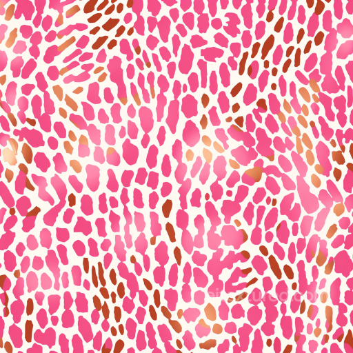 Pink and Orange Leopard Print Animal Skin Texture seamless Leopard Print PBR texture