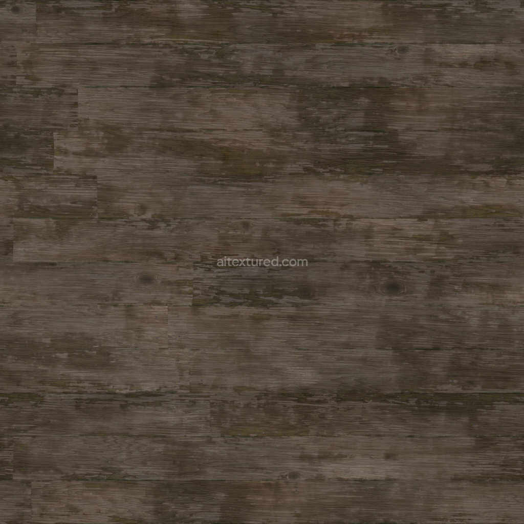 Seamless PBR planks texture with natural wood finish