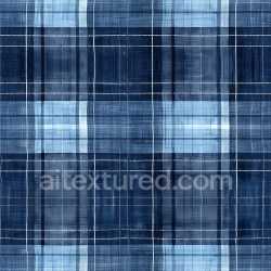 seamless Seamless 3D PBR Plaid Fabric Texture Featuring Blue and Navy Checks texture 8k free download PBR