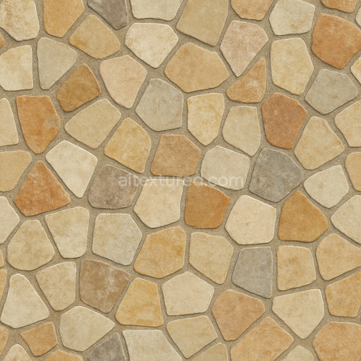 Natural Mosaic Tile Texture Seamless 1024X1024