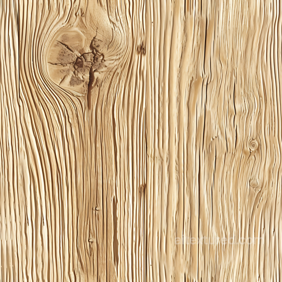 Weathered Light Wood Planks PBR Texture with Prominent Grain and Knots Wood texture preview