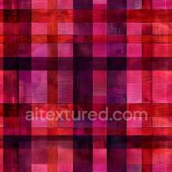 seamless Seamless 3D PBR Texture of Vibrant Red and Purple Plaid Pattern with Painted Layering texture 8k free download PBR