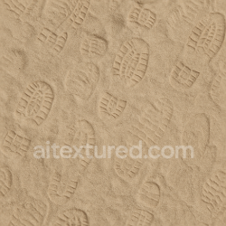 seamless Seamless 3d texture pbr 8k of tracked sand footprints on dry sandy desert terrain texture 8k free download PBR