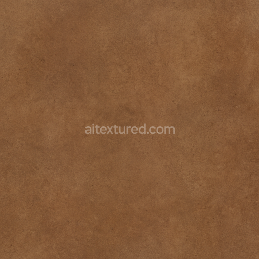 Seamless 8k pbr 3d texture of matte rough handmade ceramic tile with brown tones and vintage distressed look