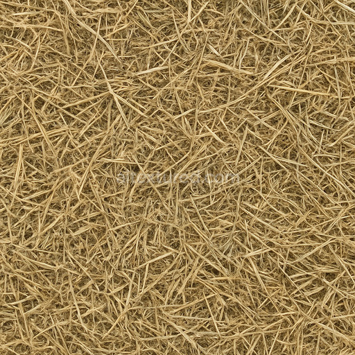 Loose Dried Grass Seamless Texture