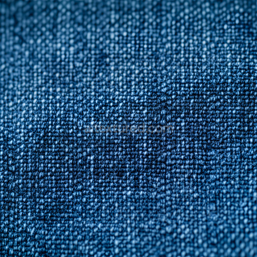 Seamless 3D Cracked Denim Fabric PBR Texture with Worn Blue Weave