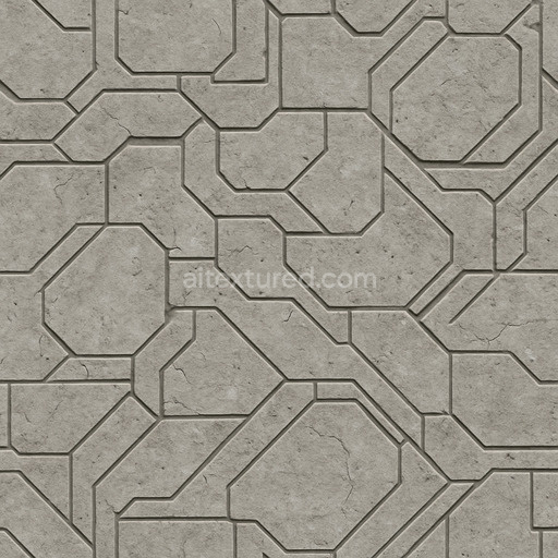 Futuristic Limestone Seamless Texture