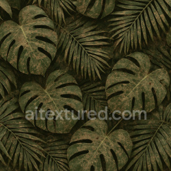 seamless Dirty Tropical Leaves Texture Seamless 1024X1024 texture 1024x1024 free download PBR