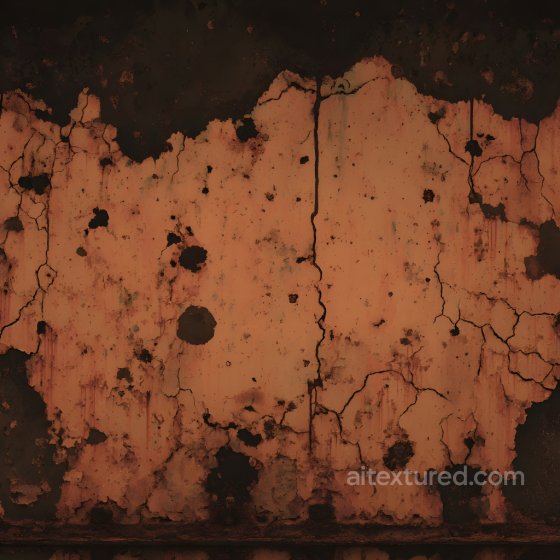 Rusty Metal PBR Texture Featuring Deep Cracks and Corroded Holes Rust texture preview