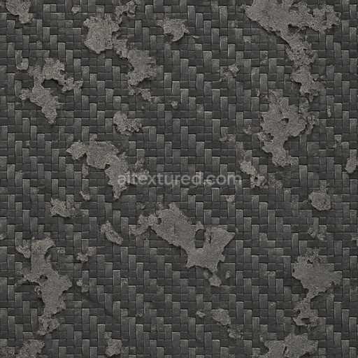 Eroded Carbon Fiber Seamless Texture