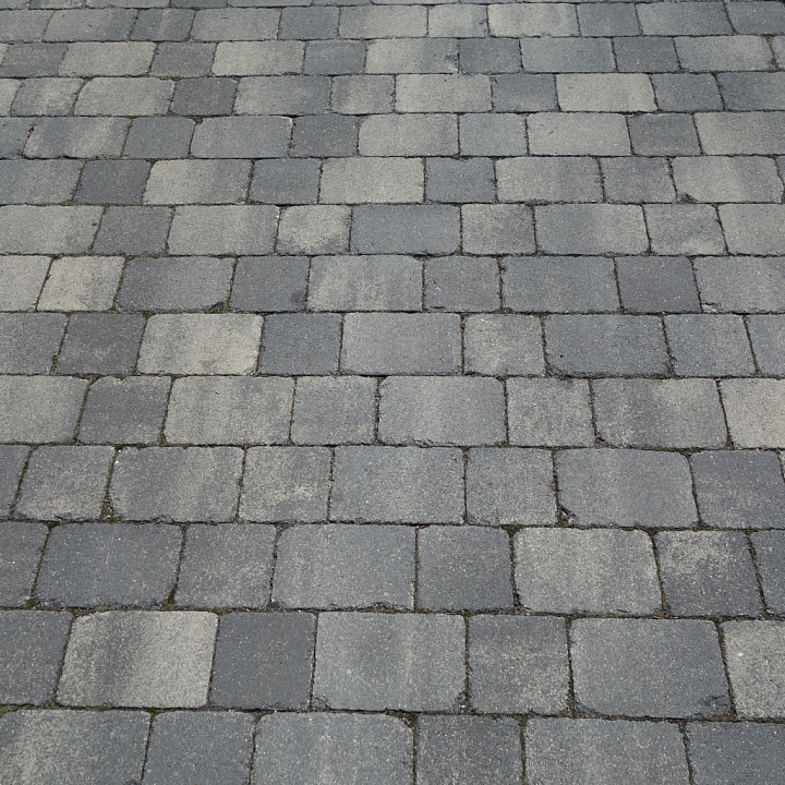 Gray Stone Pavement Asphalt seamless PBR texture preview