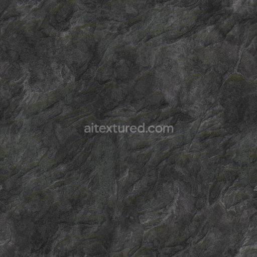 Rock Seamless Pbr Texture Dark Rough Surface Natural Stone Gritty