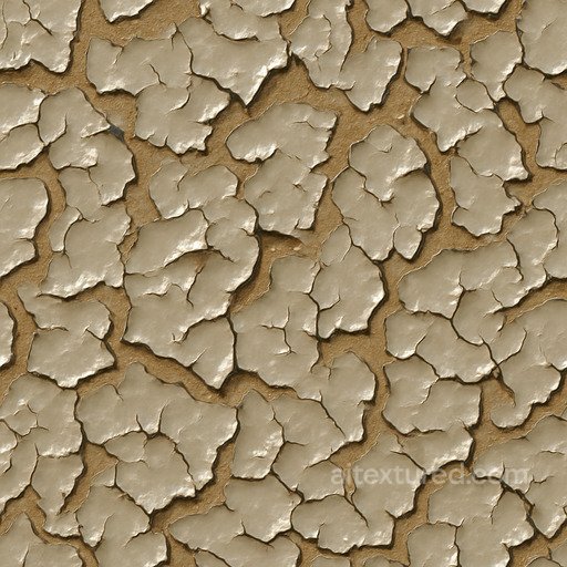 Shiny Peeling Paint Seamless Texture seamless Paint-coating PBR texture