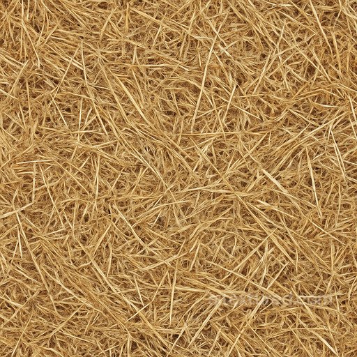 Loose Haystack Seamless Texture seamless Hay-straw PBR texture