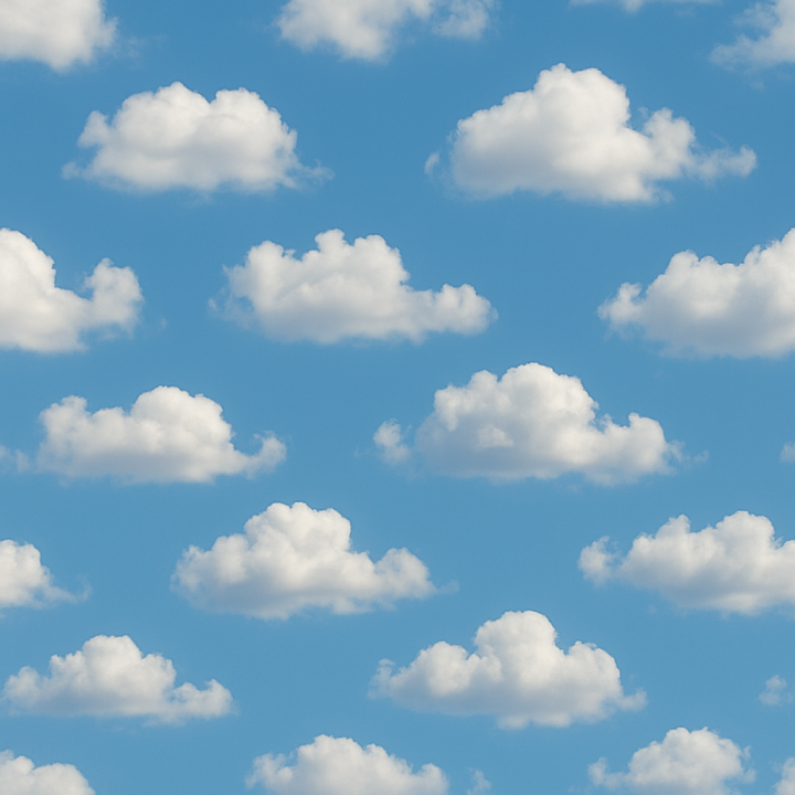 Clear Cumulus seamless PBR texture preview