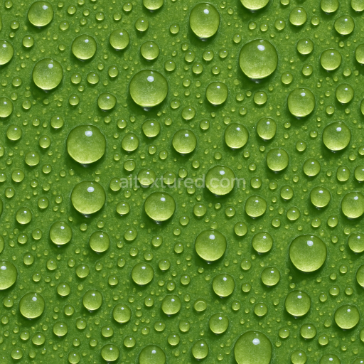 Seamless 3d texture pbr 8k morning dew on leaf surface