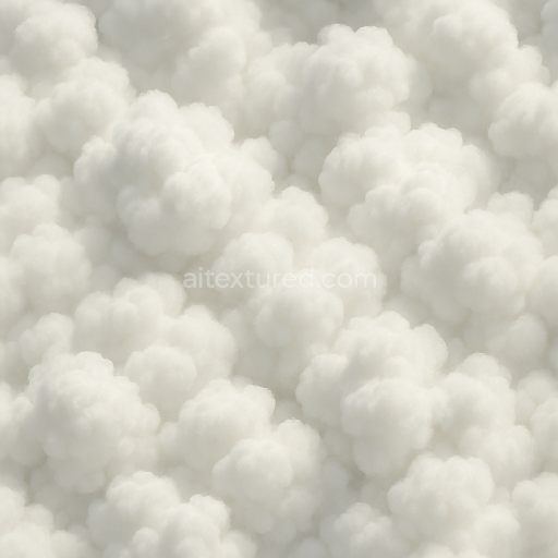 Preview — Seamless 3d texture pbr 8k of fluffy cloud fluffs with cloud fluff shadows