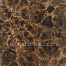 seamless Seamless 3D PBR Texture of Aged Cracked Brown Leather with Deep Wrinkles and Distressed Finish texture 8k free download PBR