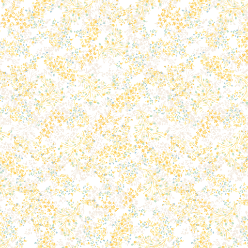 Of Delicate White Fabric With Gold And Pastel Floral Pattern seamless White & Gold PBR texture