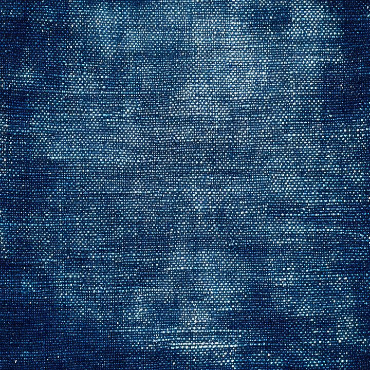 Cracked Denim Fabric with Worn Blue Pattern seamless PBR texture preview