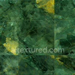 seamless Seamless 3D PBR Green Marble Tiles Texture with Yellow Veins and Polished Finish texture 8k free download PBR
